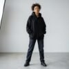Solid Black Oversized Blank Pullover Hoodie Solid Black Oversized Blank Pullover Hoodie
