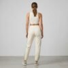 Sage Side Stripe Cream Jogger Sweatpants