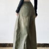 Vintage Olive Curved Seam Baggy Wide Leg Jeans Vintage Olive Curved Seam Baggy Wide Leg Jeans 2. Full Description
